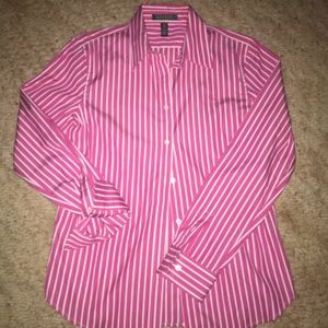 Ralph Lauren Striped Button Down Blouse
